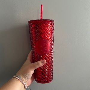 Starbucks Christmas 2021 red tumblr